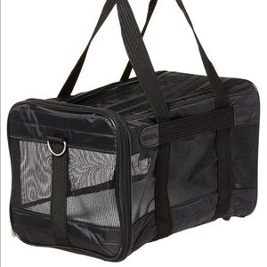 Sherpa Original Deluxe Airline-Approved Dog & Cat Carrier Bag, Black, Medium